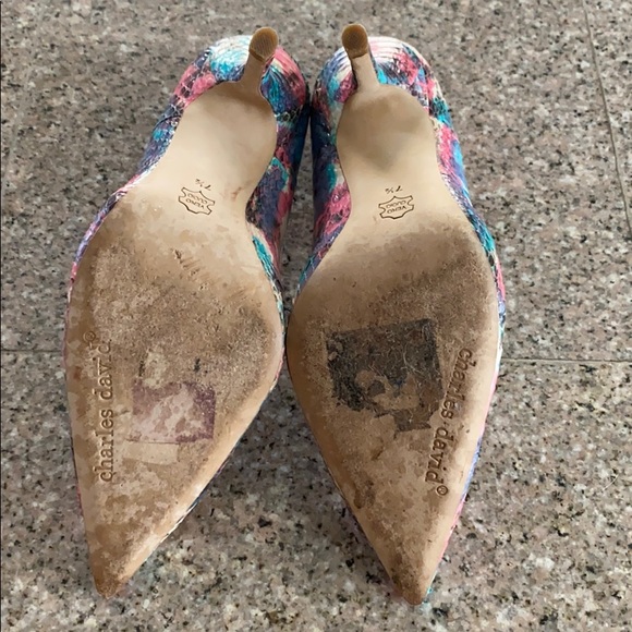 Multicolored Charles David heels - Picture 7 of 14